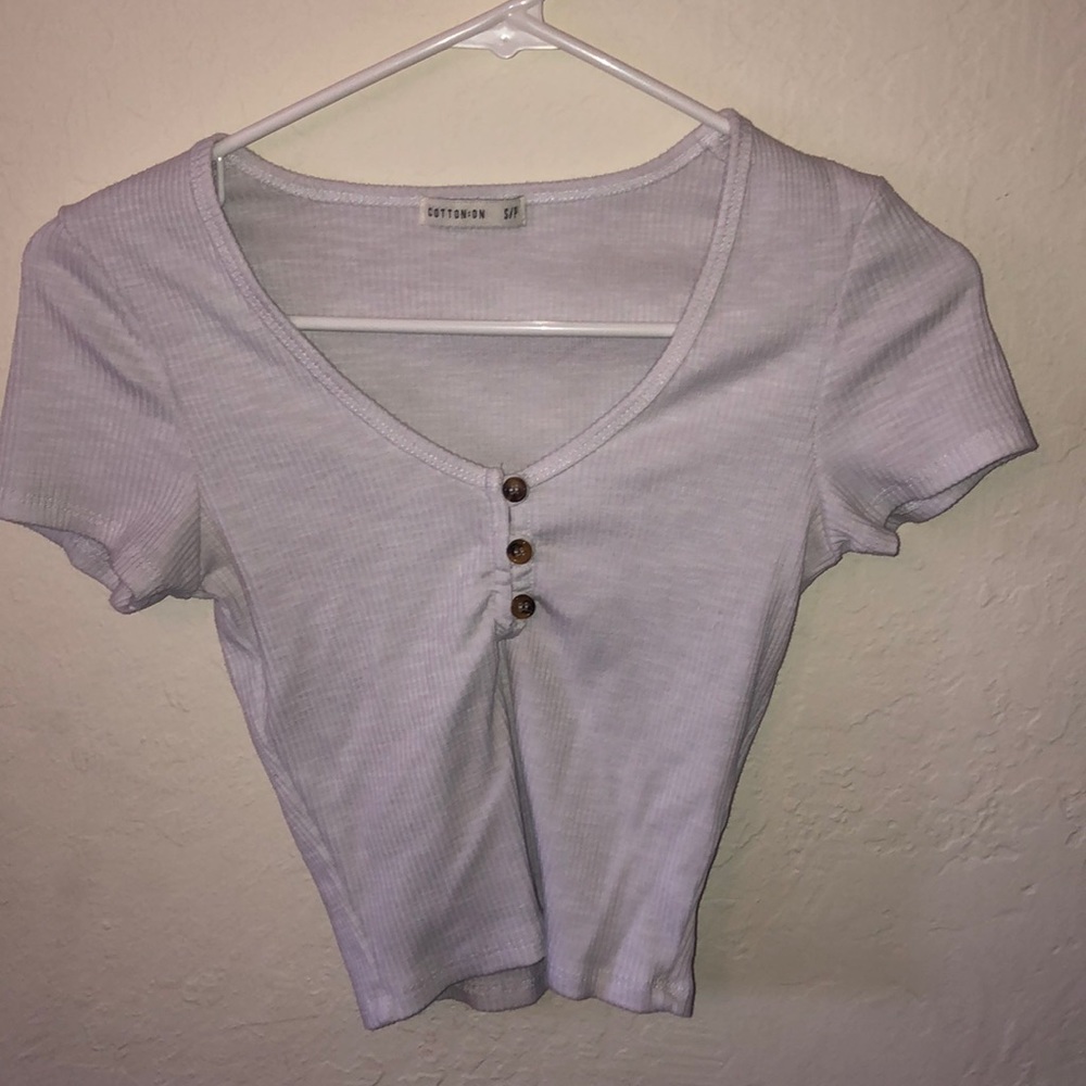 White Crop Top
